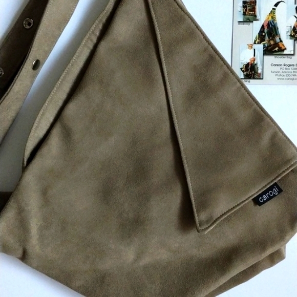 Carogi convertible Sling Bag / Backpack/bookbag Beige Handbag by Carson Rogers - Picture 5 of 5